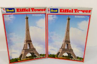 Revell - 2 x boxed Eiffel Tower model kits in 1:385 scale # 8876.