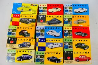 Vanguard - 15 off 1:43 scale model motor cars, all different,