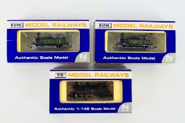 Dapol - Three boxed N gauge steam tank locomotives from Dapol.