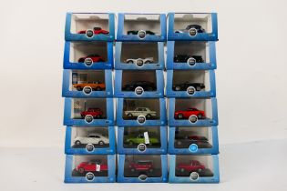 Oxford Automobile Company - 18 diecast 1:76 scale model motor vehicles, various,