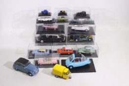Oxford - Welly - Minichamps - A collection of vehicles including Princess Hearse in 1:43 scale,