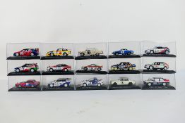 DeAgostini - 15 boxed diecast 1:43 scale model cars from the DeAgostini 'Rally Car Collection'.