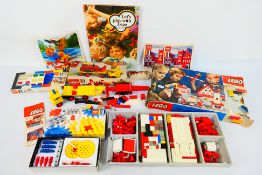 Lego - A collection of early 1970s Lego sets including set # 040, # 376, # 802 and # 995.