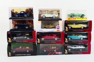 Road Signature - Atlas Dinky - Oxford - 12 x boxed cars in 1:43 scale including Bentley S2