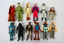 Star Wars - LFL - CPG - GMFGI - A loose squad of 12 loose vintage Star Wars action figures.