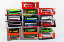 Original Omnibus by Corgi - 12 off 1:76 scale model Buses and 2 off twin-model boxed sets,
