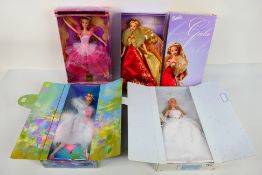 Mattel - Barbie -- Four boxed Barbie dolls.