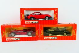 Tonka Polistil - Three boxed 1:16 scale diecast model cars from Tonka Polistil.