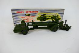 Dinky - A boxed Missile Erector Vehicle with Launching Platform # 666.