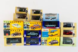Vanguards, Oxford Military, Dinky - 17 off 1:43 scale model motor vehicles comprising five Vanguard,