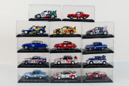 DeAgostini - 14 boxed diecast 1:43 scale model cars from the DeAgostini 'Rally Car Collection'.