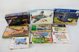 Airfix - Italeri - Revell - Others - A collection of boxed plastic model kits in various scales and