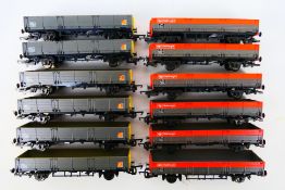 Hornby - 12 x unboxed OO gauge wagons,