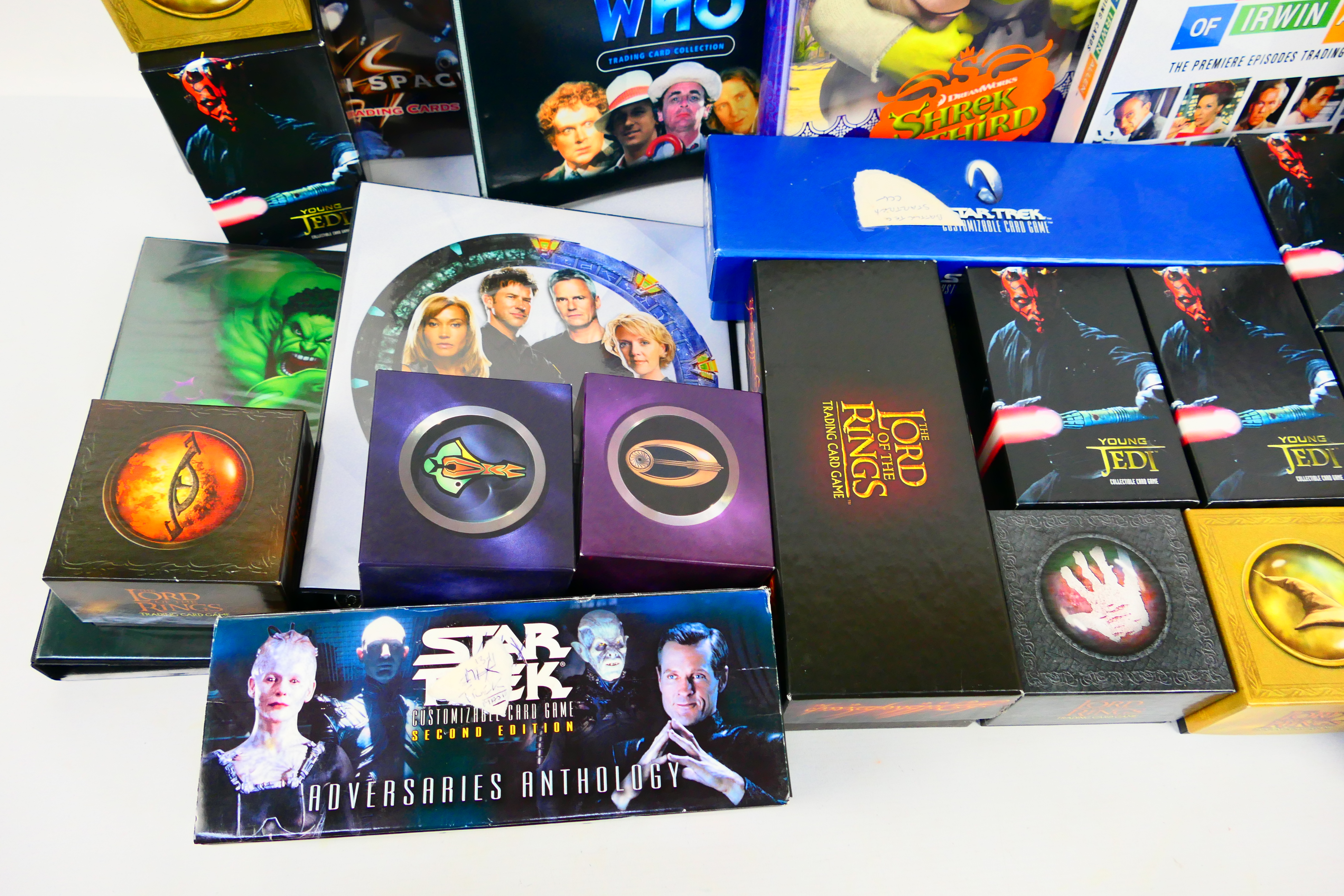 Lord of the Rings - Star Trek - Others - A quantity of EMPTY Trading Card boxes and Empty ring - Image 2 of 5