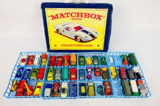 Matchbox - Corgi - Hot Wheels - A Matchbox 48 x Car Carry Case with 4 x trays and 45 x models