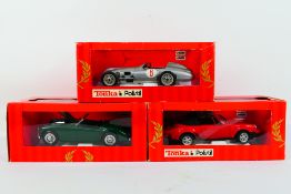 Tonka Polistil - Three boxed 1:16 scale diecast model cars from Tonka Polistil.