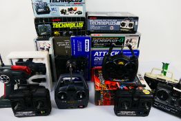 Acoms - Carson - HiTec - Other - A group of nine mainly unboxed RC control systems with 8 EMPTY RC