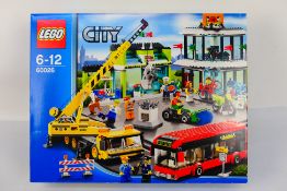 Lego - City. A boxed, factory sealed LEGO set #60026 - Lego City Town Square Construction set.