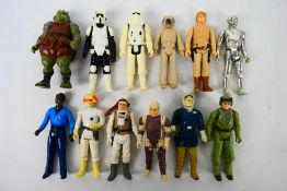 Star Wars - LFL - CPG - GMFGI - 12 loose vintage Star Wars action figures.