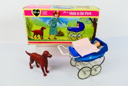 Pedigree - Sindy - A boxed Sindy 44510 'Walk in the Park', which contains, dog, pram,