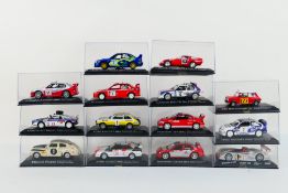 DeAgostini - 14 boxed diecast 1:43 scale model cars from the DeAgostini 'Rally Car Collection'.