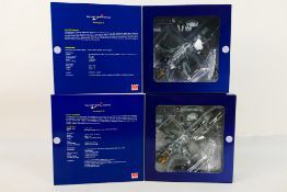 Hobby Master - Two boxed diecast 1:72 scale Northrop F-5 military aircraft models from Hobby Master.