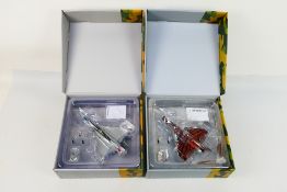 Herpa - Two boxed diecast 1:72 scale Eurofighter Typhoon models from Herpa Military.