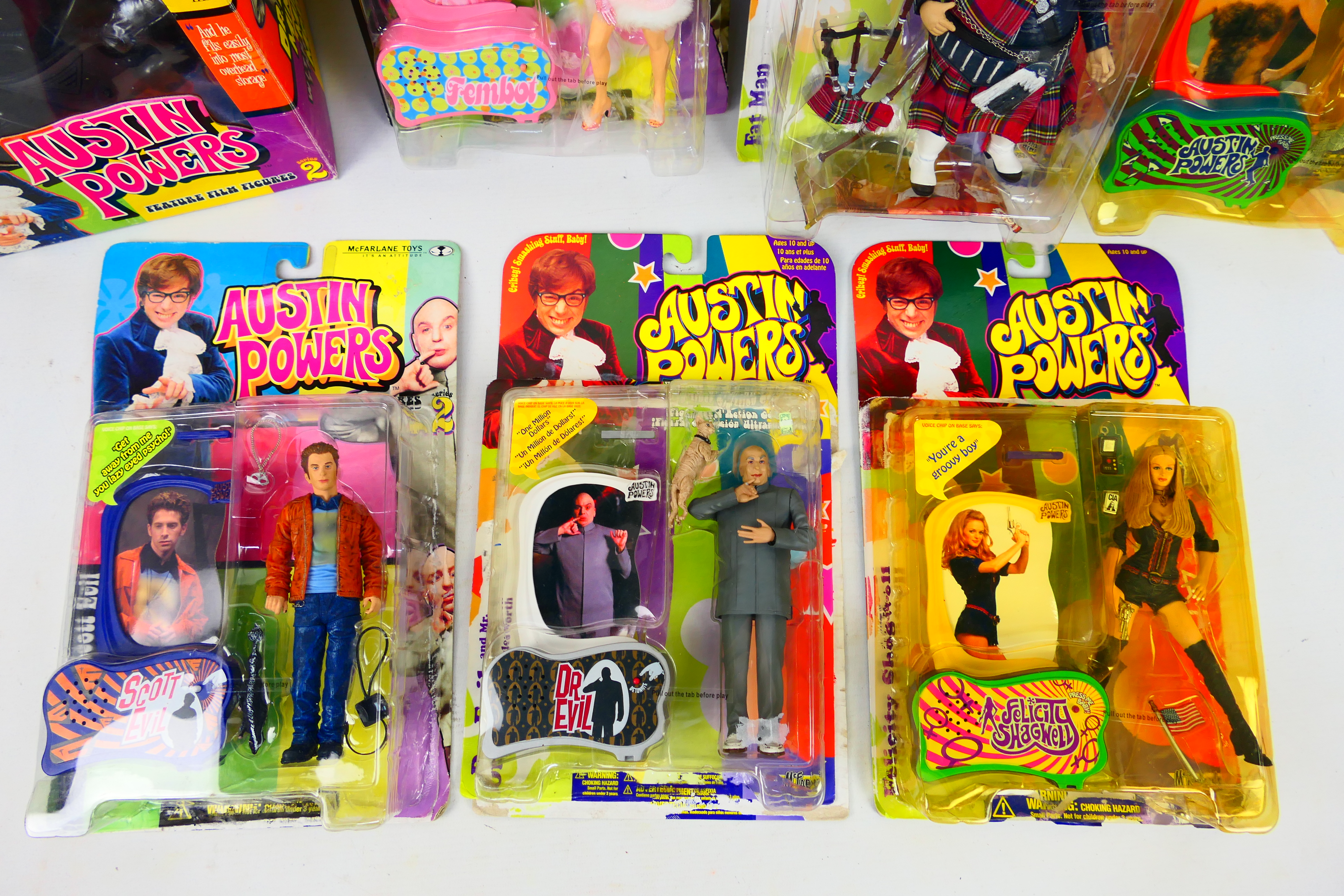 McFarlane Toys - A carded and boxed group of seven 'Austin Powers' action figures from McFarlane - Image 4 of 4