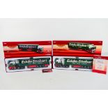 Corgi - Eddie Stobart - Haulage. A pair of boxed diecast Haulage models relating to Eddie Stobart.