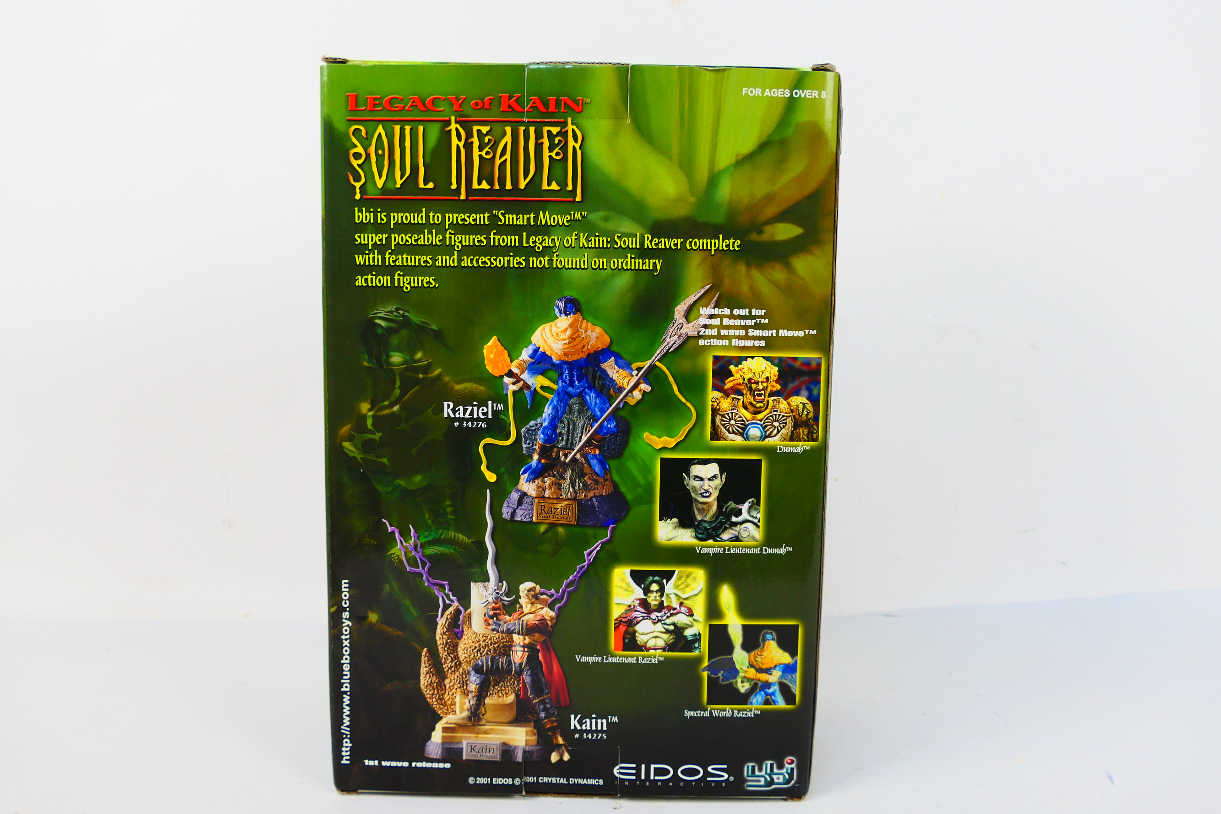 Eidos - A boxed Legacy of Kain Soul Reaver 'Raziel' figure - The #34276 figure appears mint in box. - Image 2 of 2