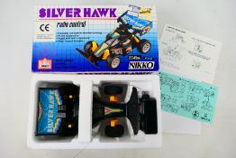 Nikko - A boxed Nikko Silver Hawk Radio Controlled car - The R/C car in 1/24 scale comes with