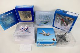Herpa - Hachette - AV72 - Other - Four boxed 1:72 scale diecast military aircraft models.