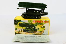 French Dinky Toys - A boxed French Dinky Toys #883 Char AMX Tank with Folding Bridge Layer.