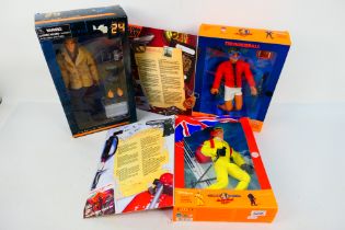 Action Man - Hasbro - Diamond Select - Three boxed 12" action figures.