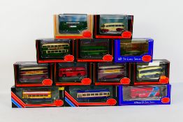 EFE - 12 x boxed 1:76 scale diecast model buses by EFE - Lot includes EFE #16504 Leyland Atlantean