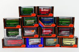 EFE - 14 x boxed 1:76 scale diecast model buses by EFE.