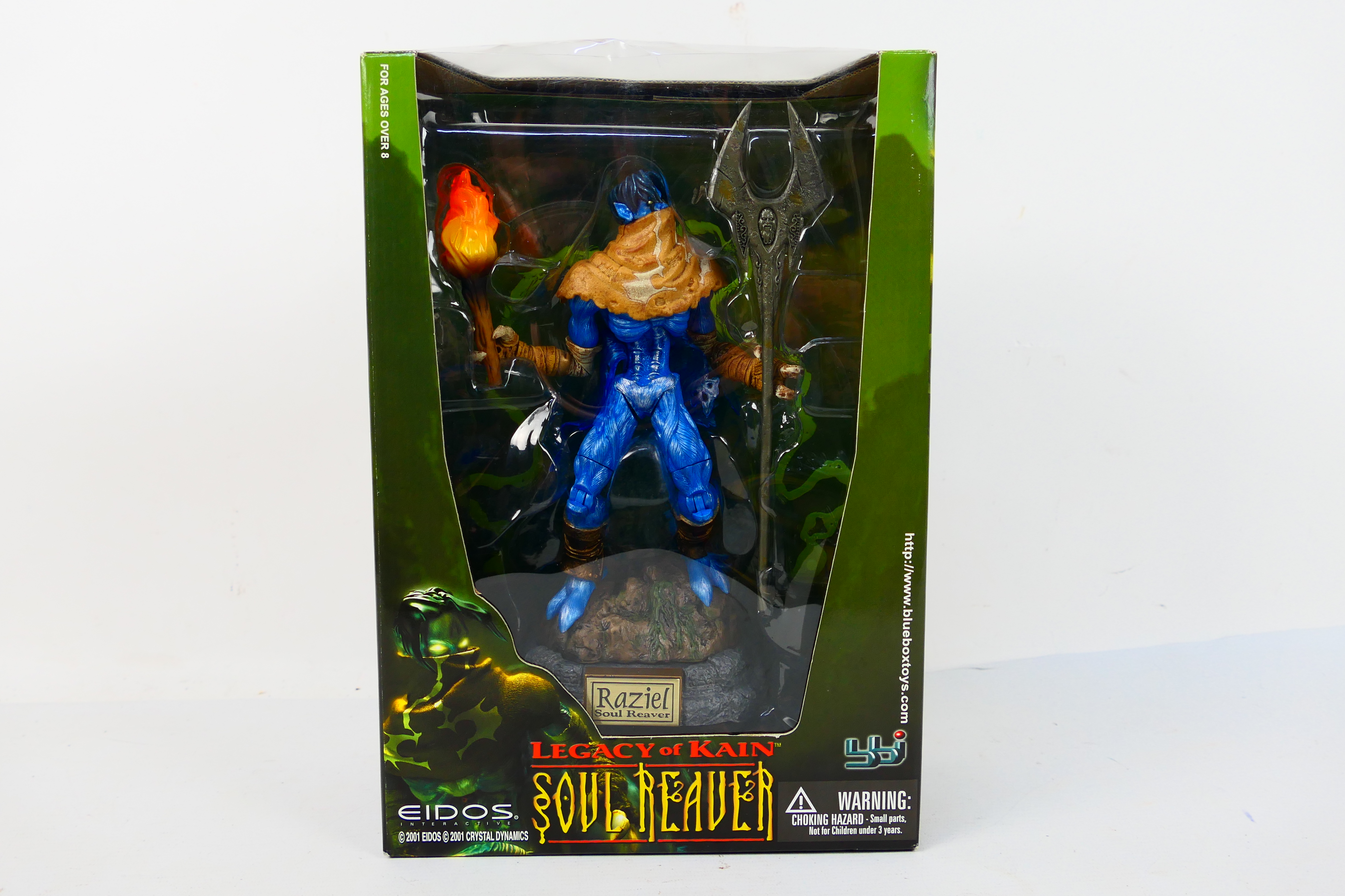 Eidos - A boxed Legacy of Kain Soul Reaver 'Raziel' figure - The #34276 figure appears mint in box.