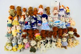 Sylvanian Families - A group of approximately 50 unboxed vintage Sylvanian Families animal figures.