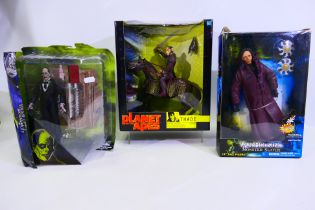 Hasbro, Jakks Pacific, Diamond Select Toys - 3 x boxed figures consisting of Planet of the Apes.