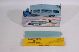 Dinky - 2 x boxed items, Bedford Pullmore Car Transporter # 982 and Loading Ramp # 994.
