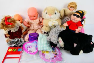 Alberon - Corolle - A collection of soft toys and dolls including Alberon.