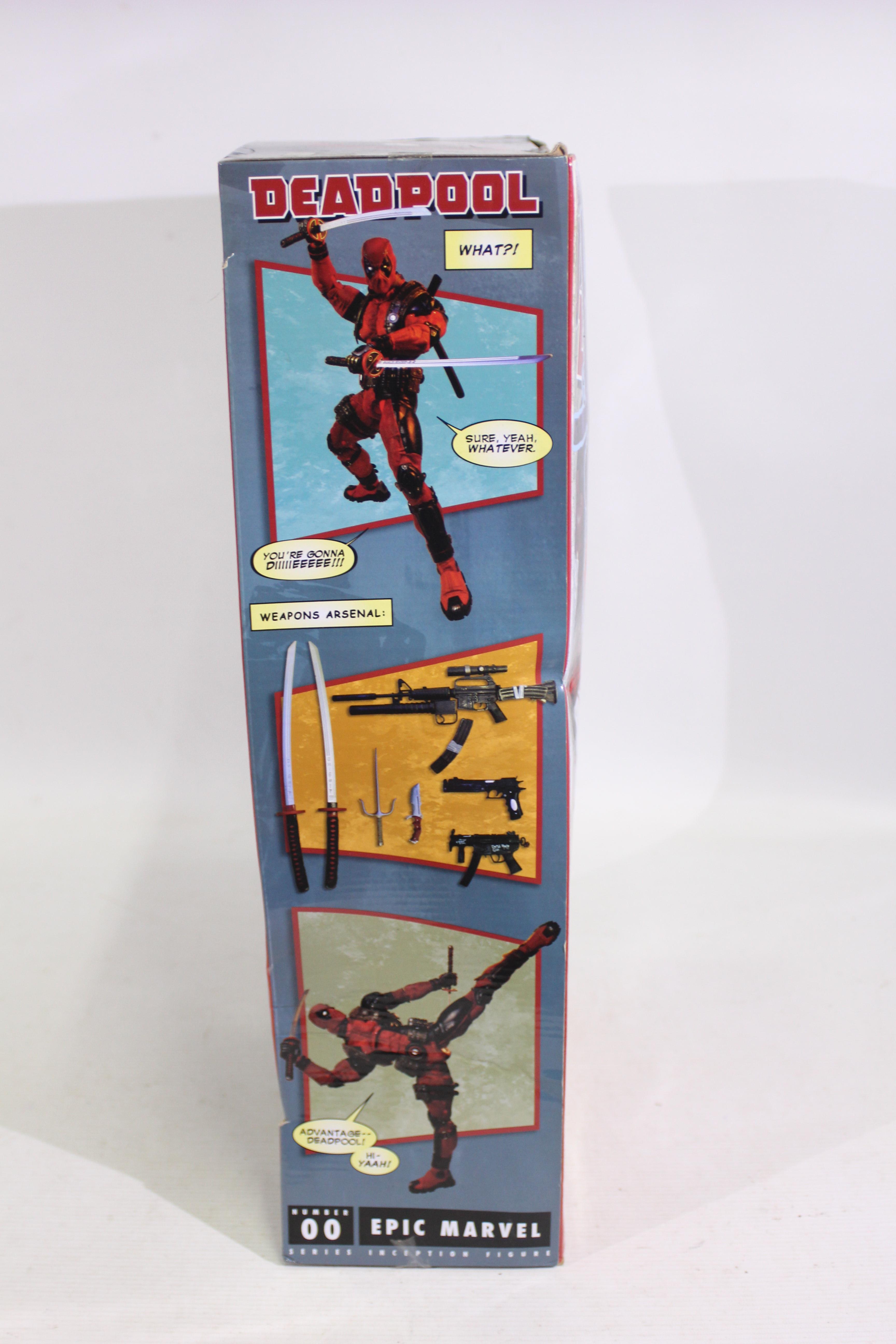 Neca - Marvel - A boxed number #00 Deadpool 1/4 scale figure - Figure comes with blister packed - Image 4 of 5