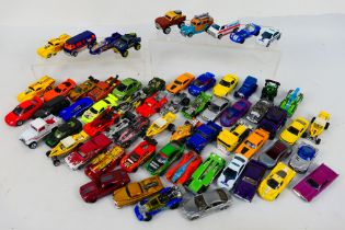 Hot Wheels - Realtoy - 62 x unboxed models including 1969 Mercury Cougar Eliminator,