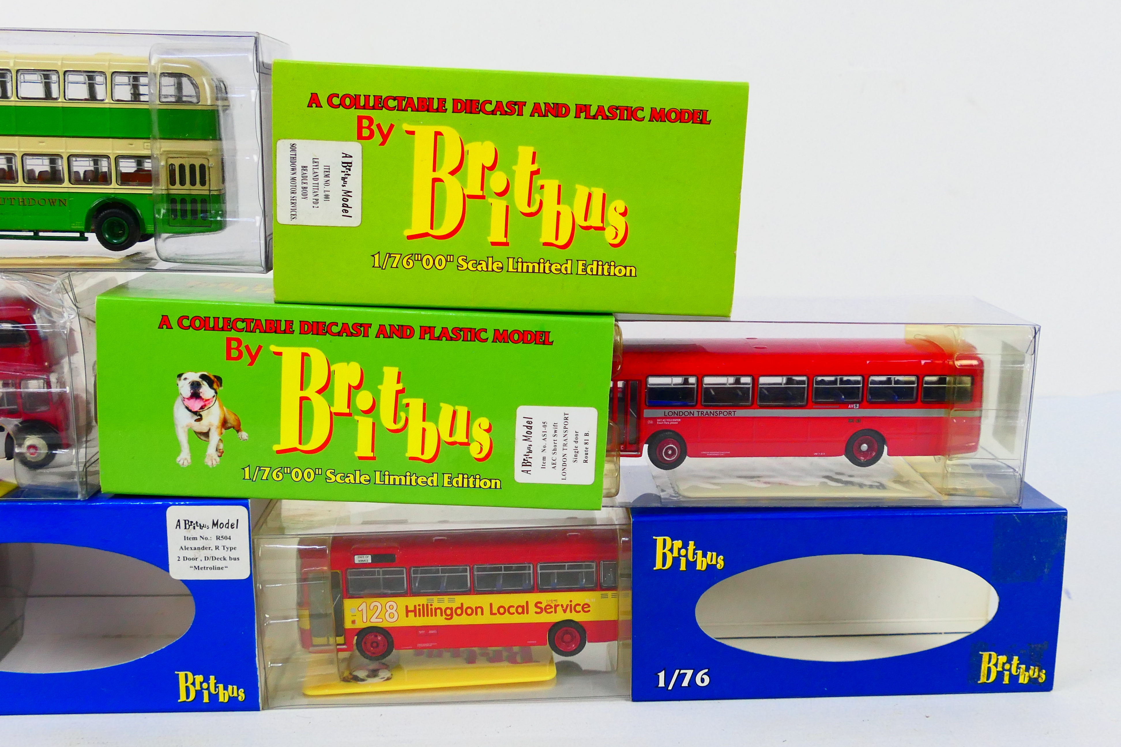 Britbus - 5 x boxed 1:76 limited edition die-cast model Britbus coaches and buses - Lot includes a - Image 3 of 3