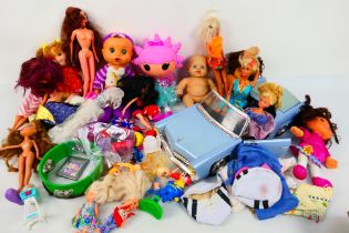 Bratz - Mattel - Barbie - Ty Beanie - A collection of soft toys and dolls including Ty Beanies