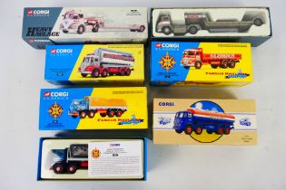 Corgi - 5 x Foden trucks, S21 tanker in Arrow Bulk Carriers livery # 13701, S21 low loader # 13501,