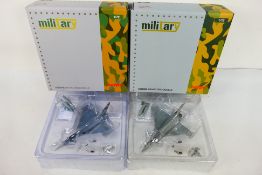 Herpa - Two boxed diecast 1:72 scale Eurofighter Typhoon models from Herpa Military.