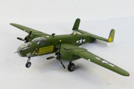 Franklin Mint Collection Armour - An unboxed USAF B-25 Mitchell Bomber in 1:48 scale.