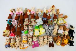 Sylvanian Families - A group of approximately 50 unboxed vintage Sylvanian Families animal figures.