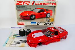 Kyosho - A boxed Kyosho 1:10 scale nitro RC ZR-1 Corvette.